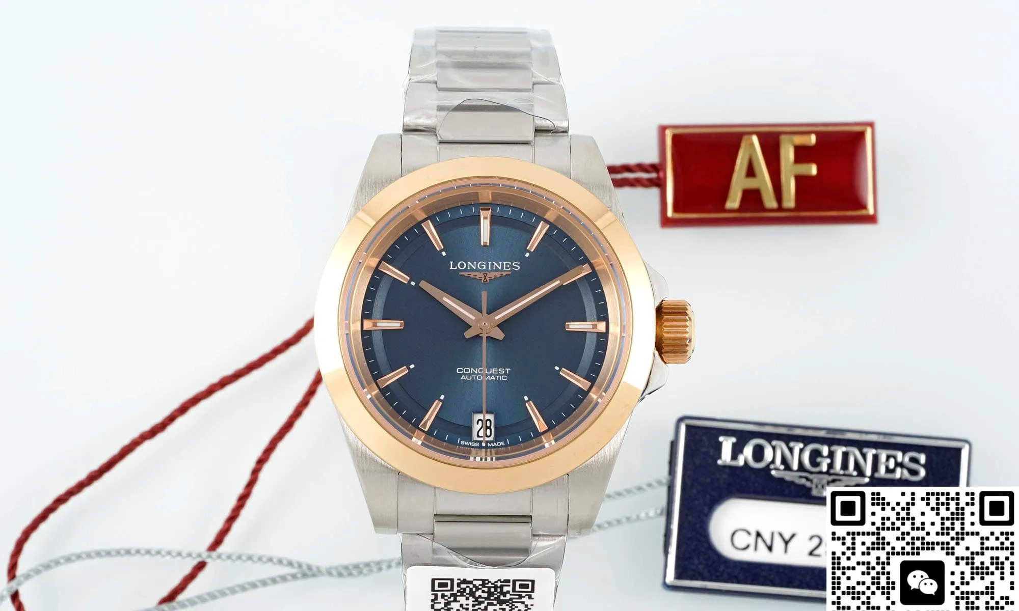 AF Factory Longines Concas L3.430.5.92.6 1:1 Best Edition Replica Watch